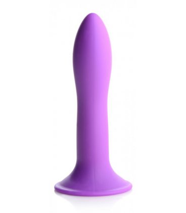 Squeeze-It - Flexible Silicone Dildo, Purple