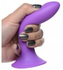 Squeeze-It - Flexible Silicone Dildo, Purple