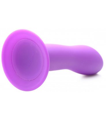 Squeeze-It - Flexible Silicone Dildo, Purple