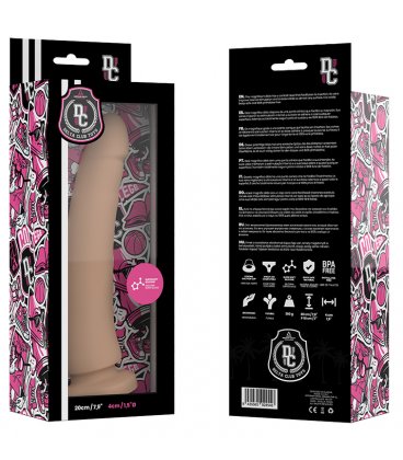 Silicone Dong , Flesh - 20cm