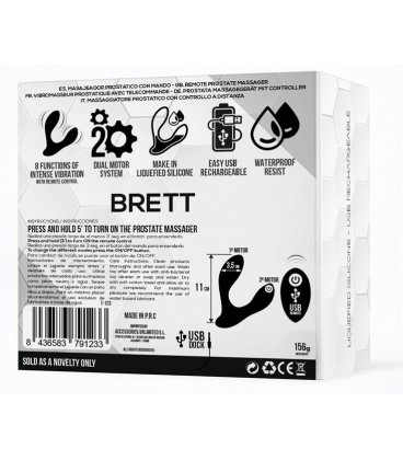 Brett - Prostate Massager with Remote Control