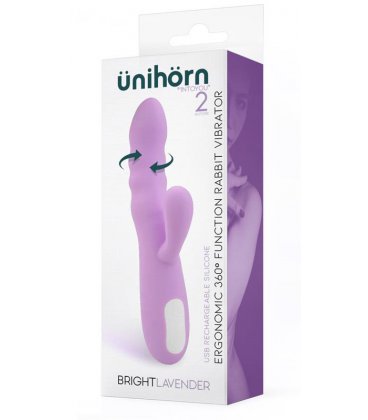 ûnihörn - Brightlavender 360 Silicone Rabbit
