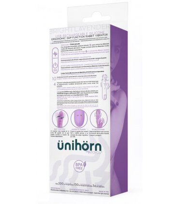 ûnihörn - Brightlavender 360 Silicone Rabbit