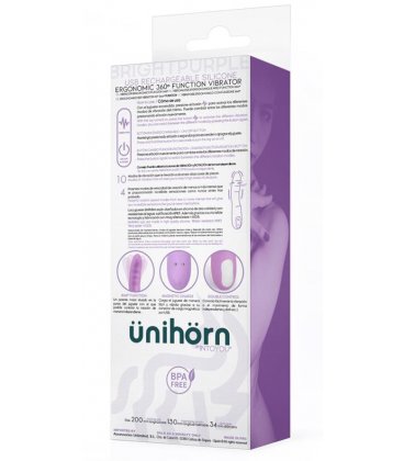 ûnihörn - Brightlavender 360º Silicone Vibrator