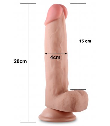 Sliding Skin Dual Layer Dong 8"