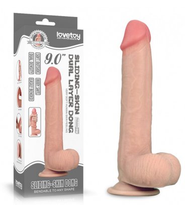 Sliding Skin Dual Layer Dong 9"