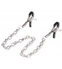 Festich Addict - Metal Nipple Clamps with Chain