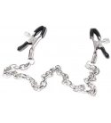 Festich Addict - Metal Nipple Clamps with Chain