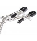 Festich Addict - Metal Nipple Clamps with Chain