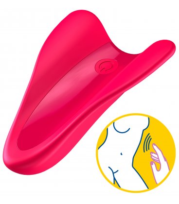 Satisfyer - High Fly Finger Vibrator, Fuchsia