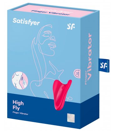 Satisfyer - High Fly Finger Vibrator, Fuchsia