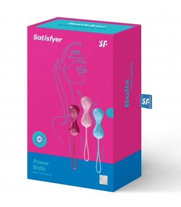 Satisfyer - Balls, 3-set avlånga