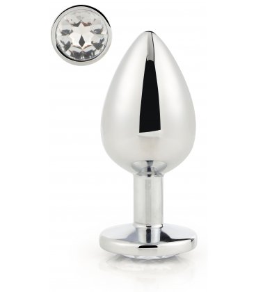 Gleaming Love Plug - Silver, Large