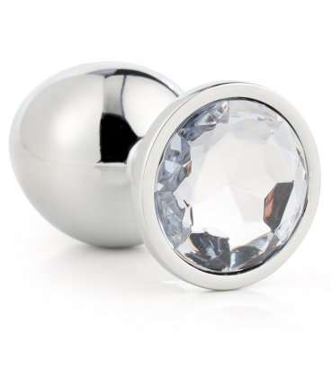 Gleaming Love Plug - Silver, Large