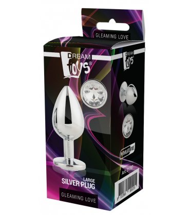 Gleaming Love Plug - Silver, Large