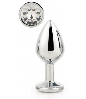 Gleaming Love Plug - Silver, Medium