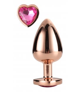 Gleaming Love Plug - Rose Gold, Medium