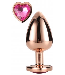 Gleaming Love Plug - Rose Gold, Large