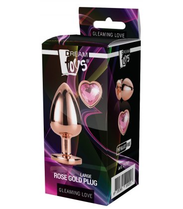 Gleaming Love Plug - Rose Gold, Large