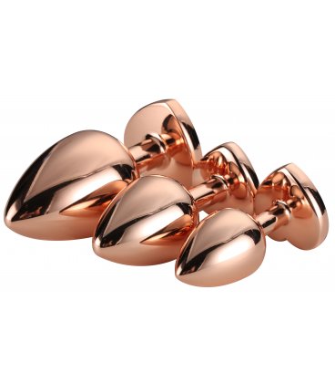 Gleaming Love Plug - Rose Gold, Set