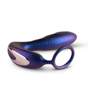 Hueman - Black Hole Anal Vibrator With Cockring