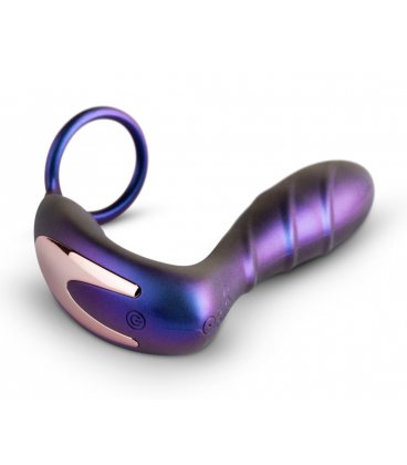 Hueman - Black Hole Anal Vibrator With Cockring