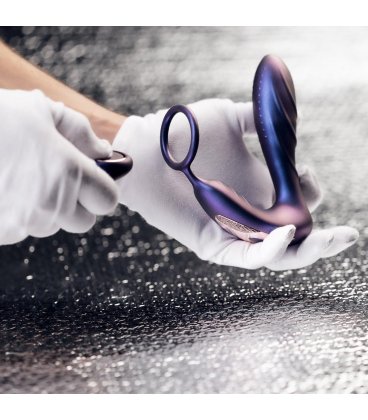 Hueman - Black Hole Anal Vibrator With Cockring