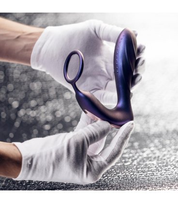 Hueman - Black Hole Anal Vibrator With Cockring