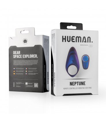 Hueman - Neptune Vibrating Cock Ring + Remote