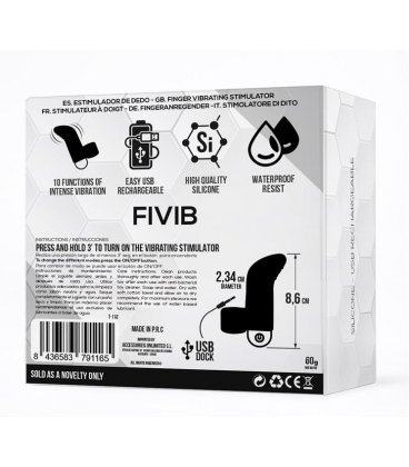 Fivib - Silicone Finger Vibrating Stimulator