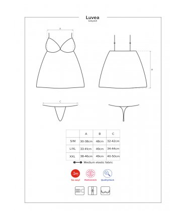 Obsessive - Luvae Babydoll & Thong