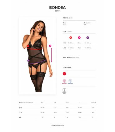 Obsessive - Bondea Corset & Thong
