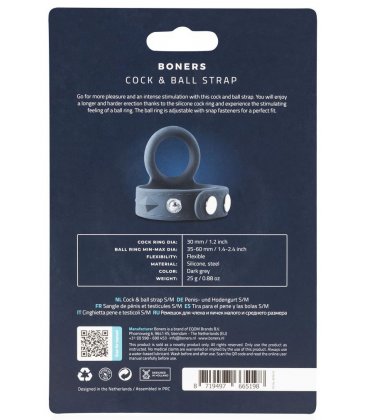 Boners - Cock & Ball Strap, Small/Medium