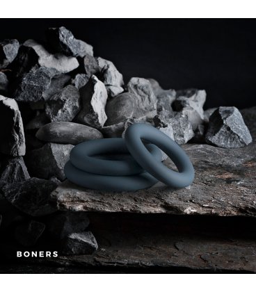 Boners - 3 Piece Round Cock Ring Set
