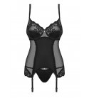Obsessive - Amallie Corset & Thong, Black