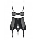 Obsessive - Amallie Corset & Thong, Black
