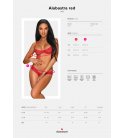 Obsessive - Alabastra Set & Crotchless Thong, Red