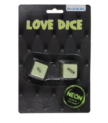 Glow in the Dark - Love Dice