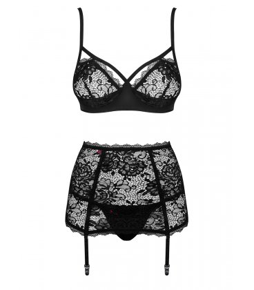 Obsessive - Peonesia Garter Set