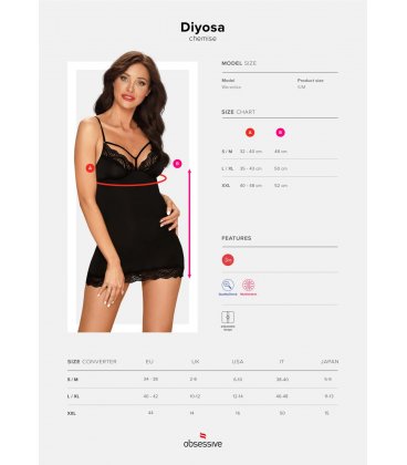 Obsessive - Diyosa Chemise & Thong