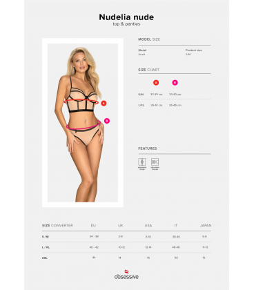 Obsessive - Nudelia Top & Panties