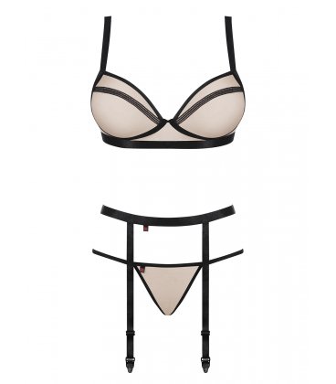 Obsessive - Nudelia Garter Set