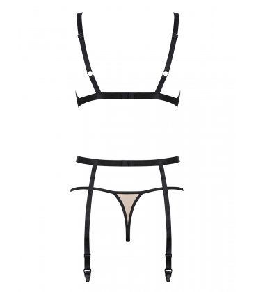 Obsessive - Nudelia Garter Set