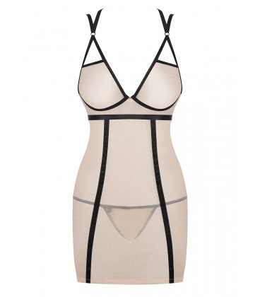 Obsessive - Nudelia Chemise & Thong