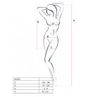 Passion - Bodystocking BS073, White