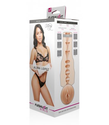 Fleshlight Girls - Alina Lopez, Rose + 100ml glid