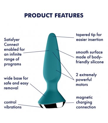 Satisfyer - Plug-ilicious 1, Petrol