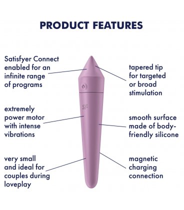 Satisfyer - Ultra Power Bullet 8 Vibrator, Lilac