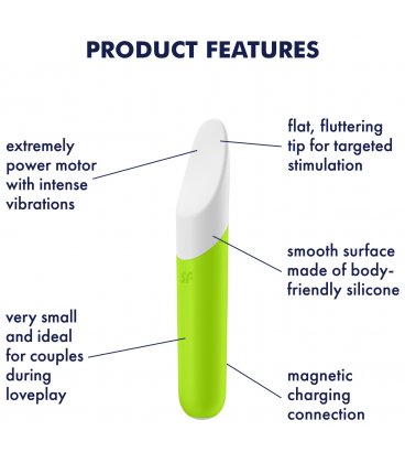 Satisfyer - Ultra Power Bullet 7 Vibrator, Green