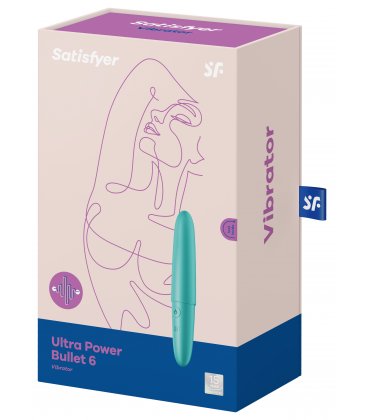 Satisfyer - Ultra Power Bullet 6 Vibrator, Turquoise